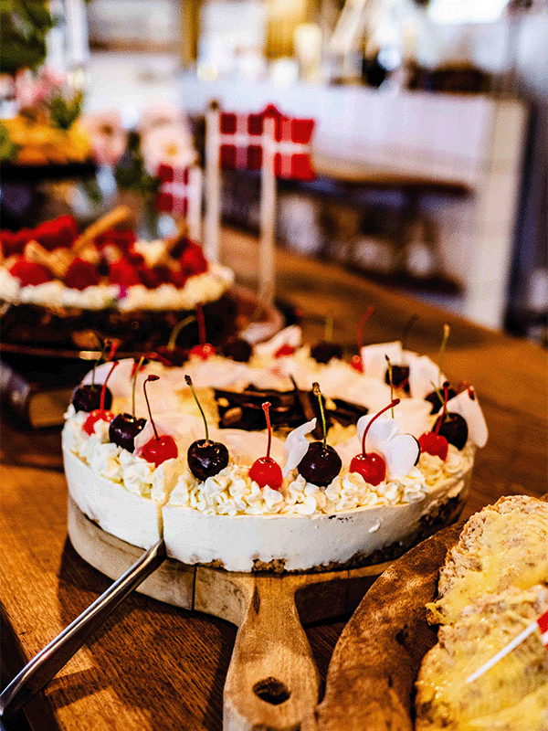 Südjütländische Kuchentafel