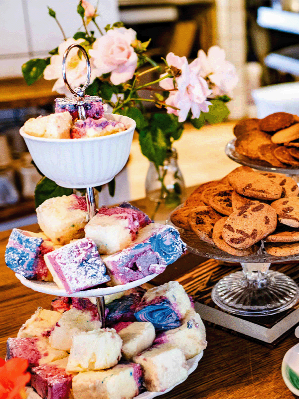 Cake table at Krusmølle