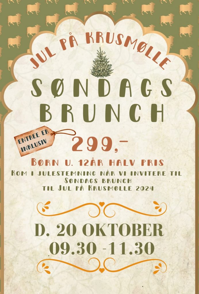 Sunday brunch at Krusmølle