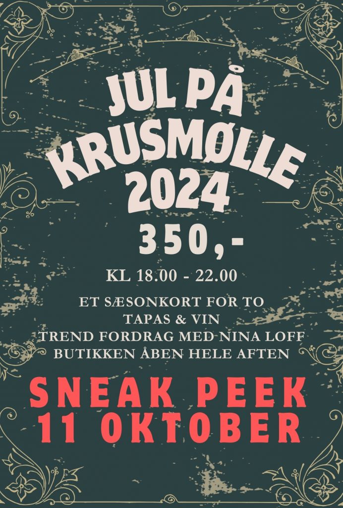 Jul på Krusmølle 2024 - Sneak Peak